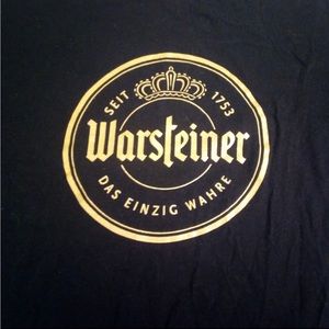 Warsteiner Beer Large Men's Black Shirt